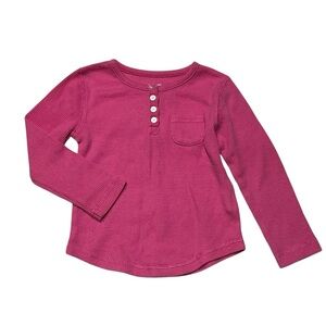 Joe Fresh Kids Long Sleeve Pink Tee